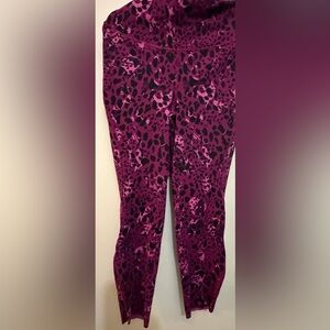 Lululemon Athletica Purple Patterned Pants
